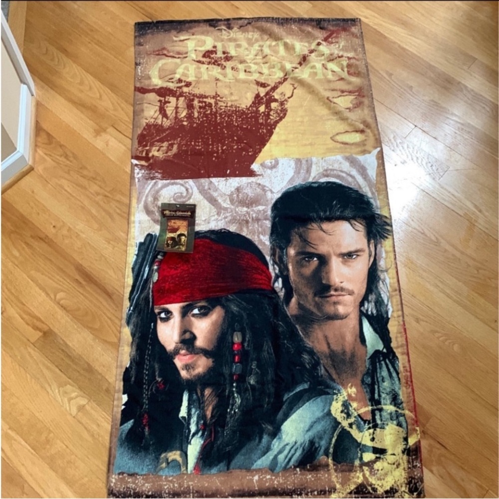 Pirates of the Caribbean Beach Towel NWT